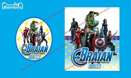 Bolsitas De Sorpresitas Vengadores Avengers Superhéroes X10