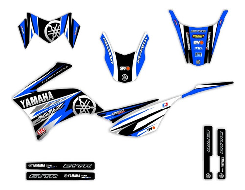 Kit Calcos - Gráfica Yamaha Xtz 250 Lander - Laminado