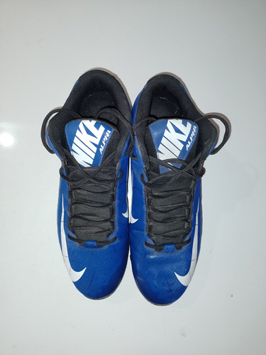 Nike Alpha Blue Botines Futbol Americano 