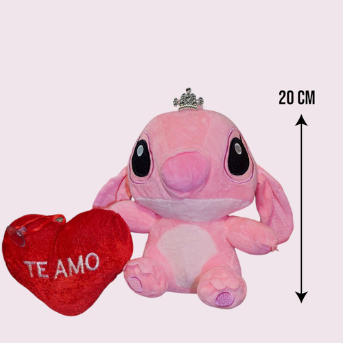 Box Stitch Regalo Original Peluche Cumpleaños Aniversario Rosa