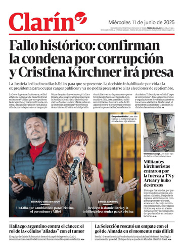 Cristina Kirchner Presa : Corte Confirma Condena Clarín 2025