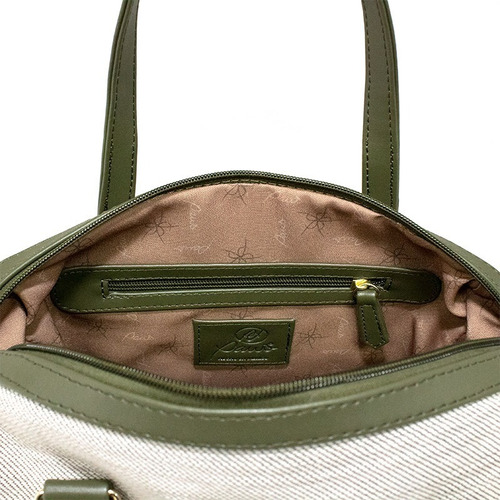 Imagen 5 de 6 de Bolsa Celia Color Verde Militar Marca Pawo