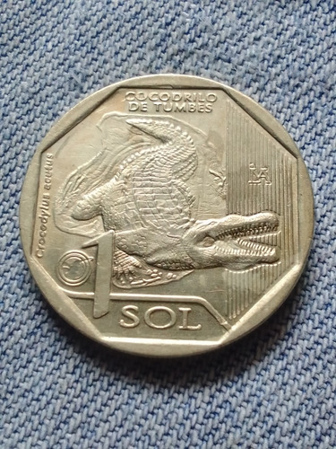 Moneda Un Sol De Peru,año 2017.