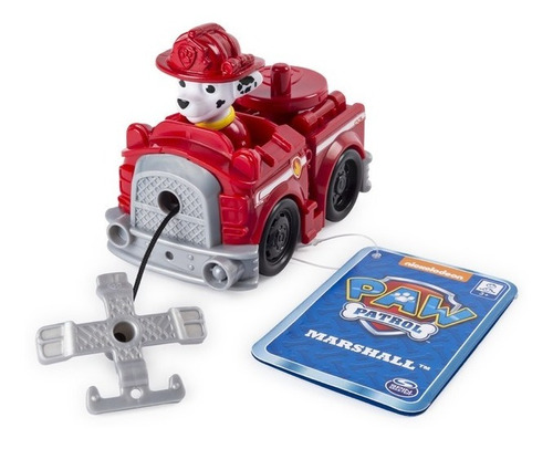 Paw Patrol Pack X 4 Carritos Tamaño Mini Con Gancho Org.