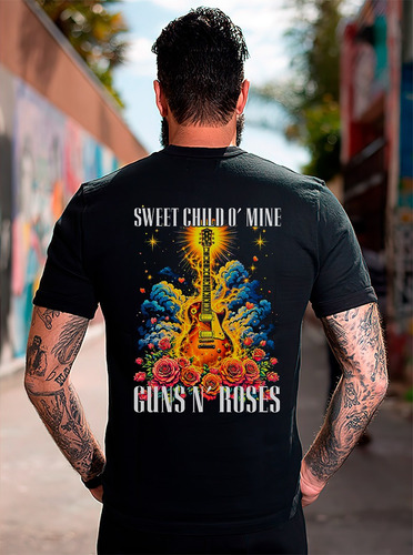 Playera Negra Guns N Roses Sweet Child O' Mine