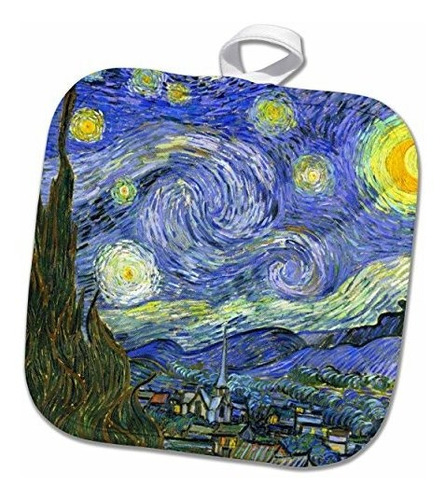 3d Rose The Starry Night De Vincent Van Gogh 1889famous Fine