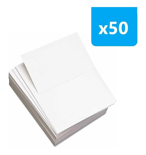 Papel Cartulina Glasse 300gr Tamaño Carta Y Oficio 50 Unids