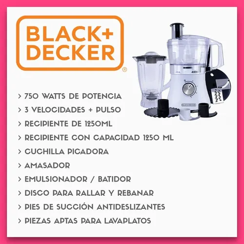 Black+Decker, 750 Watts