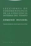 Libro: Lecciones De Fenomenología De La Conciencia Interna D