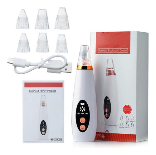 Limpiador De Poros Con Succión Facial Blackhead Vacuum Power