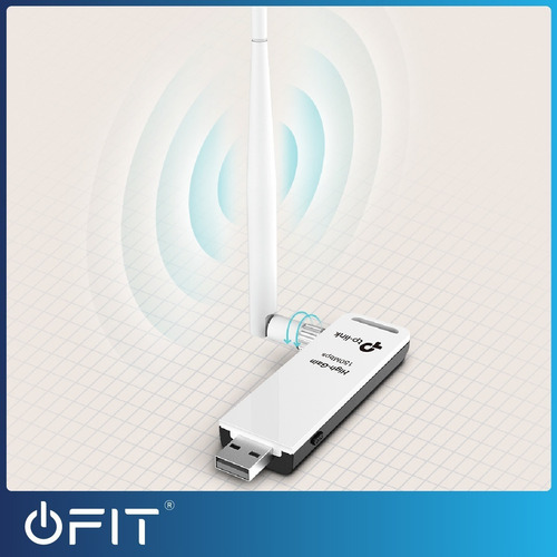 Imagen 5 de 7 de Adaptador Usb Wifi Tp Link 150mb Antena Desmontable