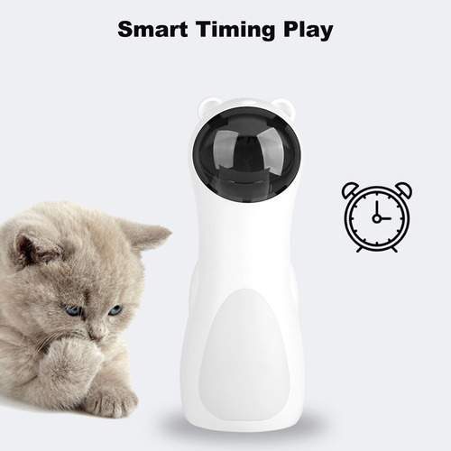 Imagen 7 de 9 de Juguete Láser Para Gato Puntero Láser Giratorio Automático