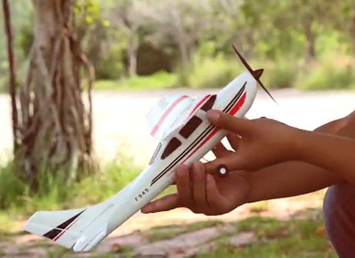 Avión Rc 3ch Wltoys F949 Completo Muy Fácil Para Empezar