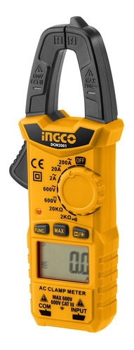 Pinza Amperimétrica Digital Ac 200amp Ingco
