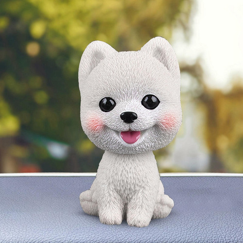 Cachorro Com Cabeça Balançando Bonito Para Decoração De