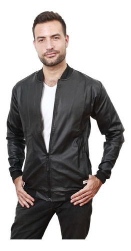 Campera Engomada Bomber Entallada Ciudad