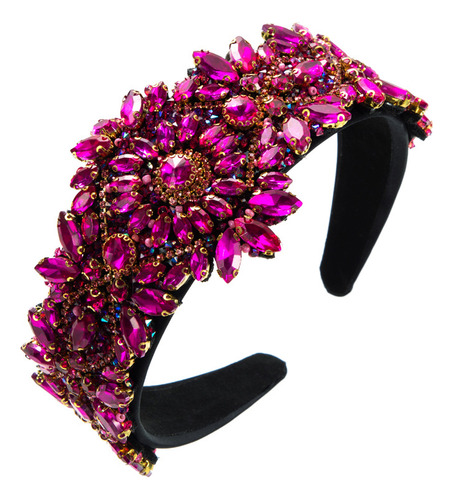 Accesorios Para El Cabello Con Diadema Vintage Con Flores De