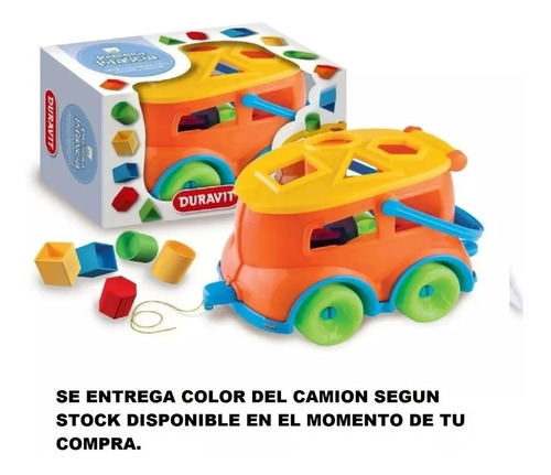 Imagen 5 de 7 de Vehiculo Didactico Arrastre Y Encastre Duravit 625 Vagon