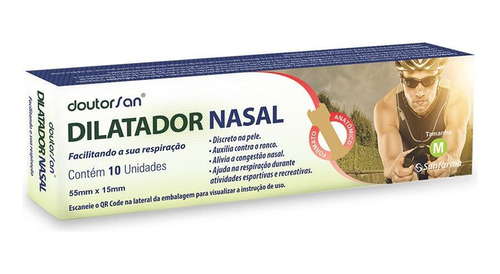 Dilatador Nasal Tamanho M Sancare 10 Unidades