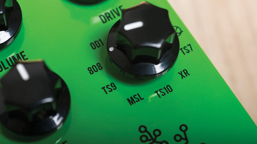 Jhs The Bonsai 9-way Screamer Pedal Overdrive para guitarra verde