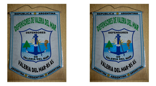 Banderin Grande 40cm Defensores De Valeria Del Mar