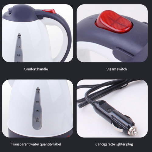 Hervidor Eléctrico, Encendedor Portátil Para Coche Eléctrico