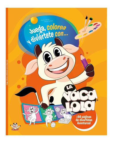 Libro Juega, Colorea Y Diviértete Con La Vaca Lola