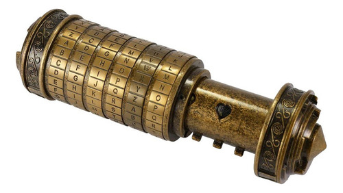 Cilindro Retro Mini Cryptex Lock, Caja De Regalo De Cumpleañ
