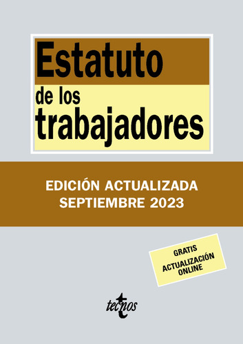 Estatuto De Los Trabajadores - Editorial Tecnos  - *