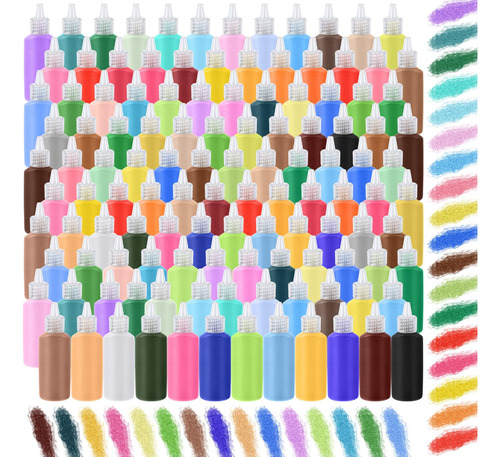 Wettarn Kits De Arte De Arena De 60 Colores, 1.25 Onzas, Bot