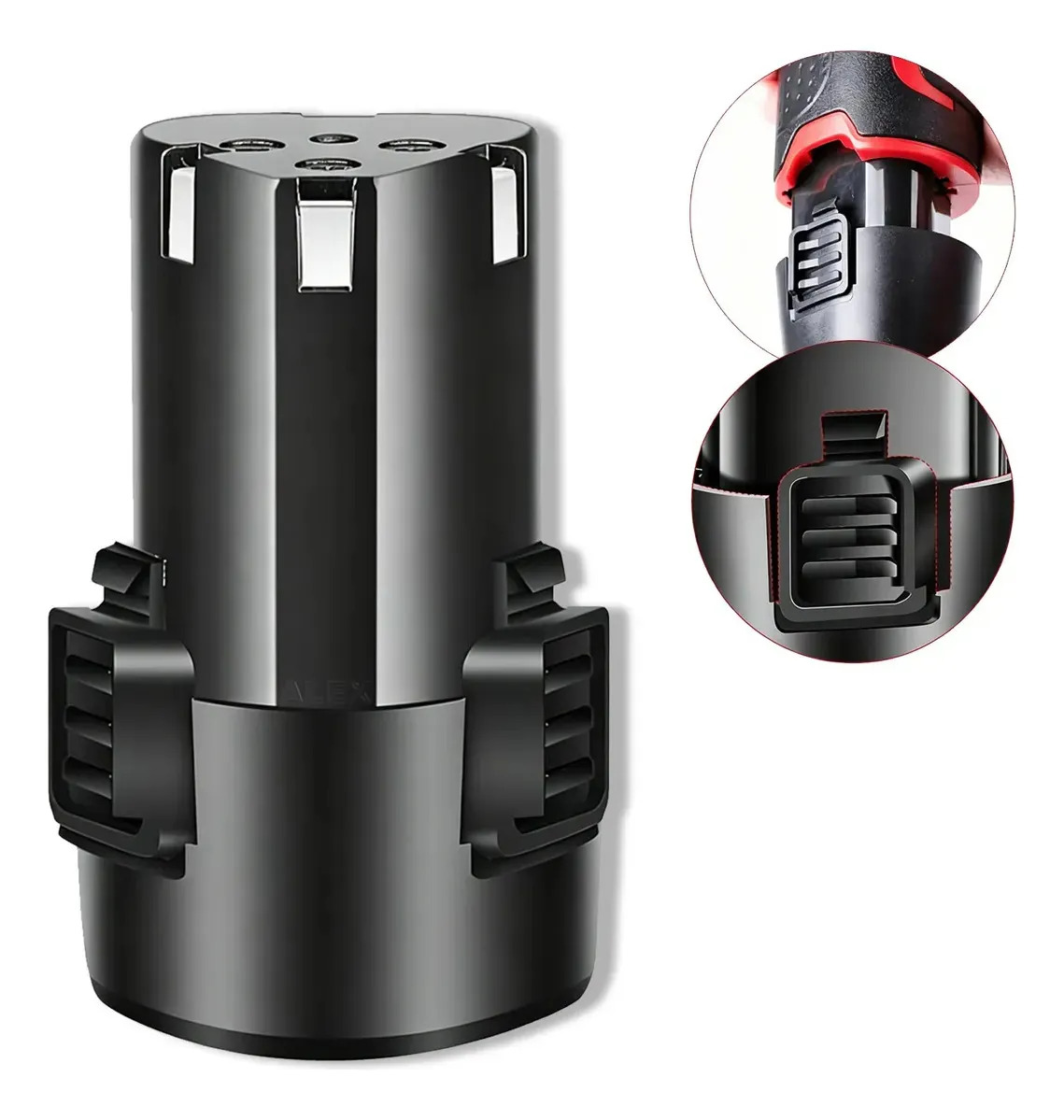Bateria Universal Lítio 12v Parafusadeira Furadeira 1 Baterias