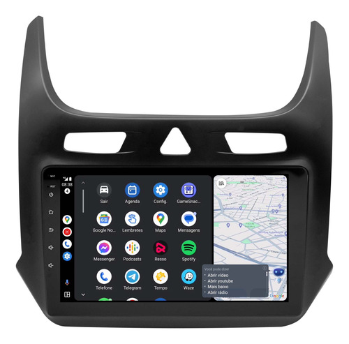 Multimidia Cobalt Lt/ltz 2012/22 9p Android 2gb Carplay Voz