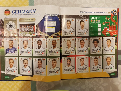 Imagen 4 de 5 de Album Panini Rusia 2018 - Lleno Con Todas Sus Figuritas!