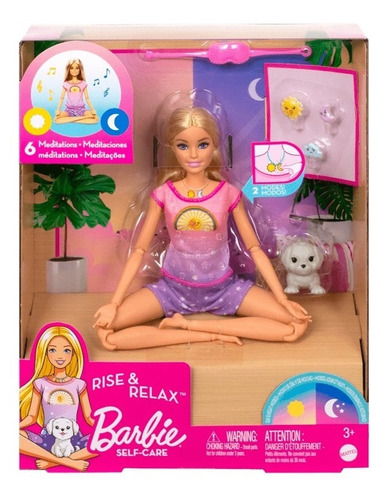 Barbie Muñeca Rise Y Relax Meditación Oferta Envió Inmediato