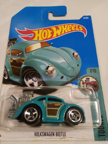 Hot Wheels | 2015 | Volkswagen Beetle Tooned Aqua 