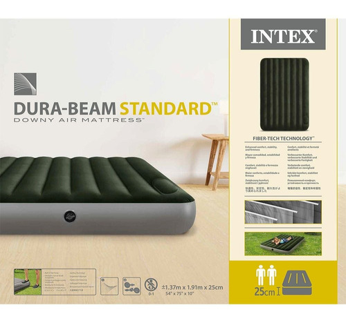 Colchón Infalible  Full Dura-beam Comfort Intex 1.91m #tj