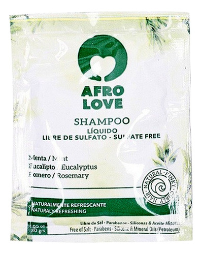 Afro Love Sulfate Free Sachet - g a $300