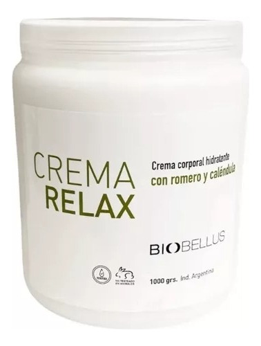 Crema Relax Corporal Romero Calendula X 1 Kilo Biobellus