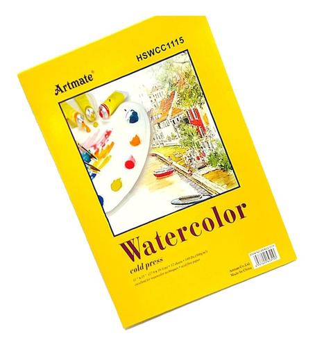 Block Acuarela Artmate 28x38 300g 12h Pegado