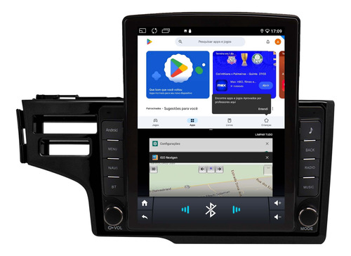 Multimidia Tesla Fit Wrv 15/21 Android 14 64gb Carplay 9.7p