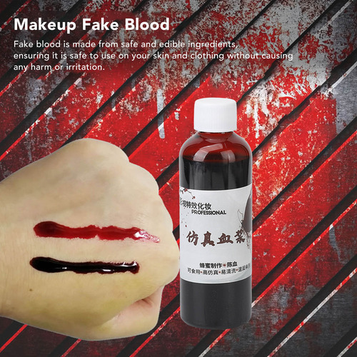 Pintura Facial Lavable Comestible De Halloween Con Sangre Fa