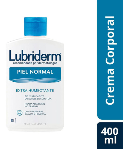 Crema Corporal lubriderm Piel Normal 400 ml