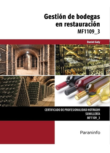 Gestion De Bodegas En Restauracion Mf1109_3 Paraninfo