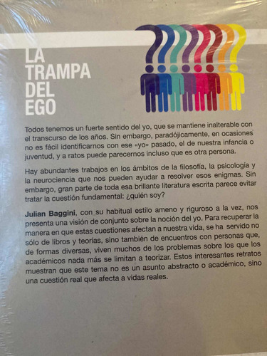 La Trampa Del Ego. Qué Significa Ser Tu. Julián Baggini (Usado)