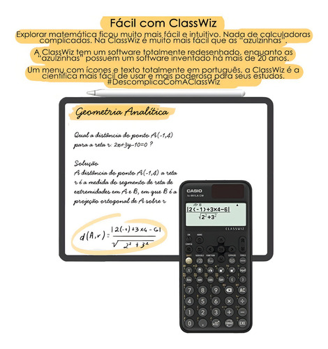 Calculadora científica Casio La X Fx-991, color negro