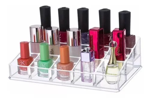 Organizador Esmaltes Acrílico 15 Divisiones Maquillaje