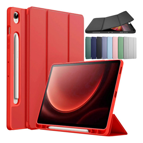 Capa Case Para Xiaomi Redmi Pad Se 11 Pol. Magnética Premium Cor Vermelho