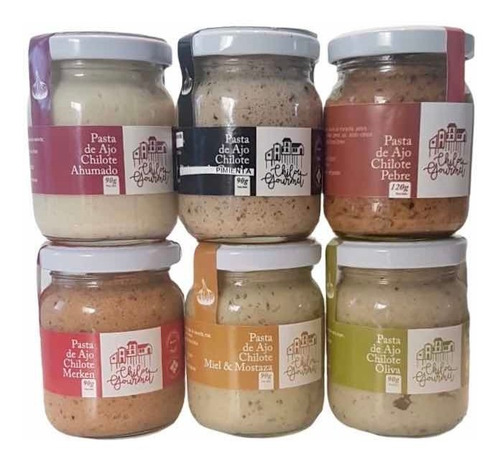 Pasta De Ajo Chilote 90grs (sabores)x4