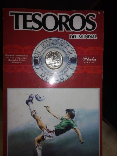 Vendo Moneda De Plata Mundial Mexico 1986