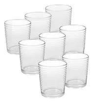 Comprar Set X 12 Vasos Vidrio Bajo Juliana Jugo Agua 250 Cc Durax